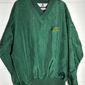 VINTAGE Green Bay Packers Windbreaker Men's Large